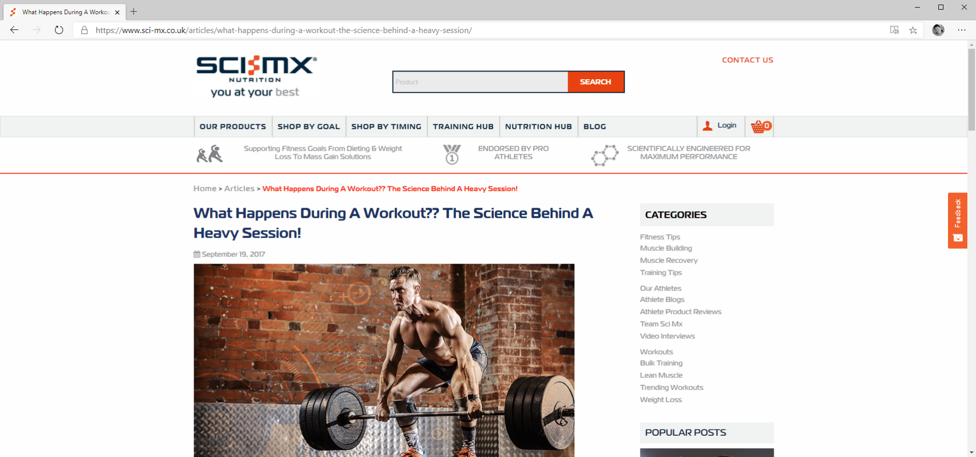 Sci-MX | Ecommerce Website